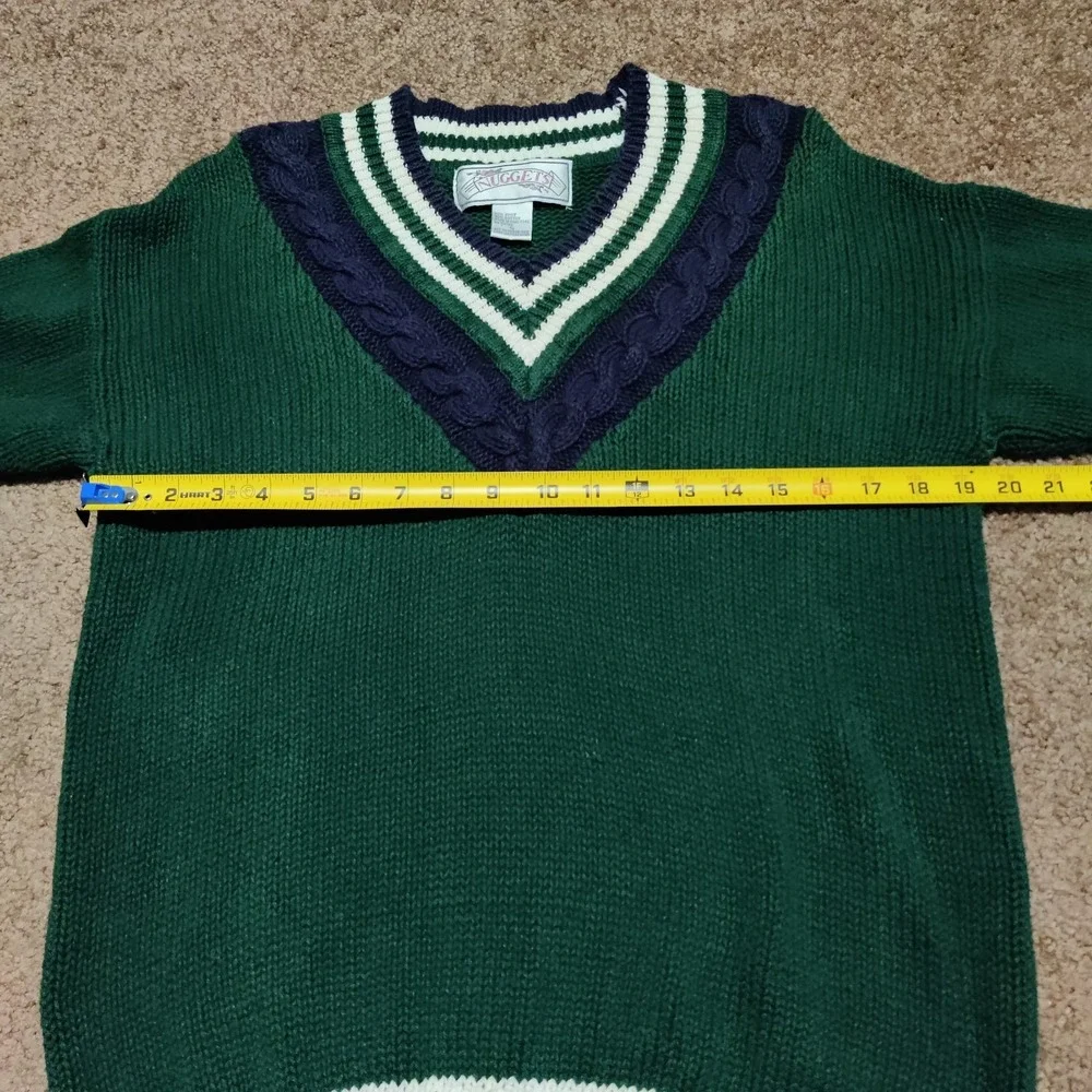 Vintage Nuggets Sweater Preppy College Highschool Cheer Cable Knit Women's Small